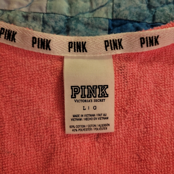 Victoria's Secret Pink Ombre Palm Tree Top "L" - Picture 10 of 10